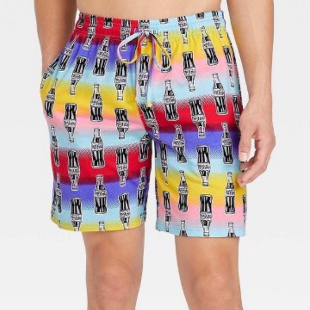 Coca-Cola Logo Pajama Shorts - Multi